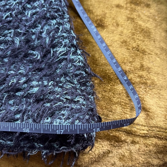 Maison Scotch SZ 1 Mint and Black Eyelash Jacket! - Picture 11 of 12